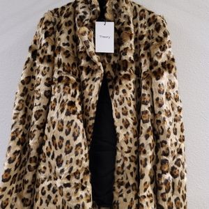 Theory Women's Clairene Faux Fur Coat